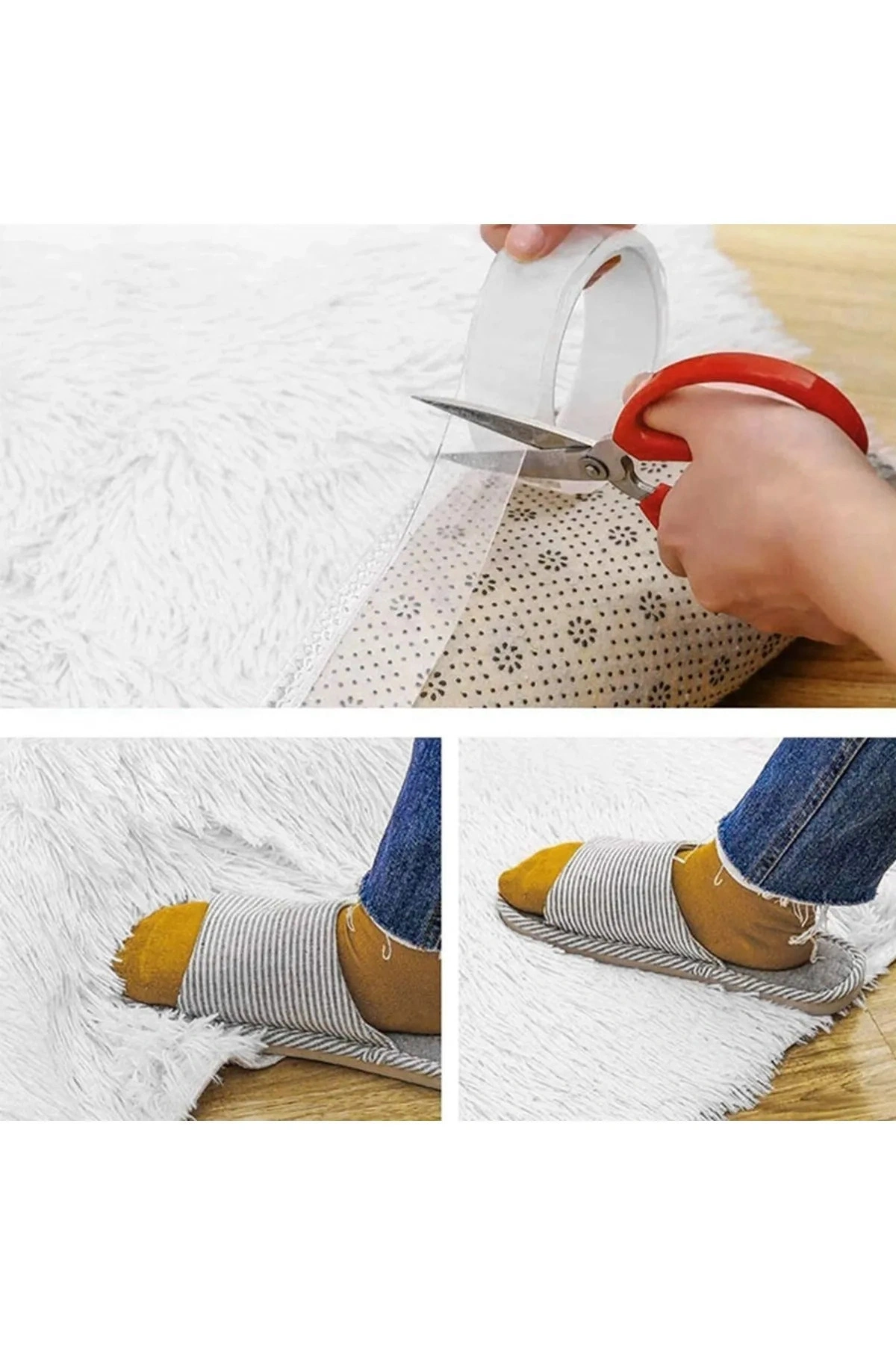 Çift Taraflı Nano Bant Süper Güçlü Şeffaf Çift Taraflı Bant 3 CM X 2 METRE