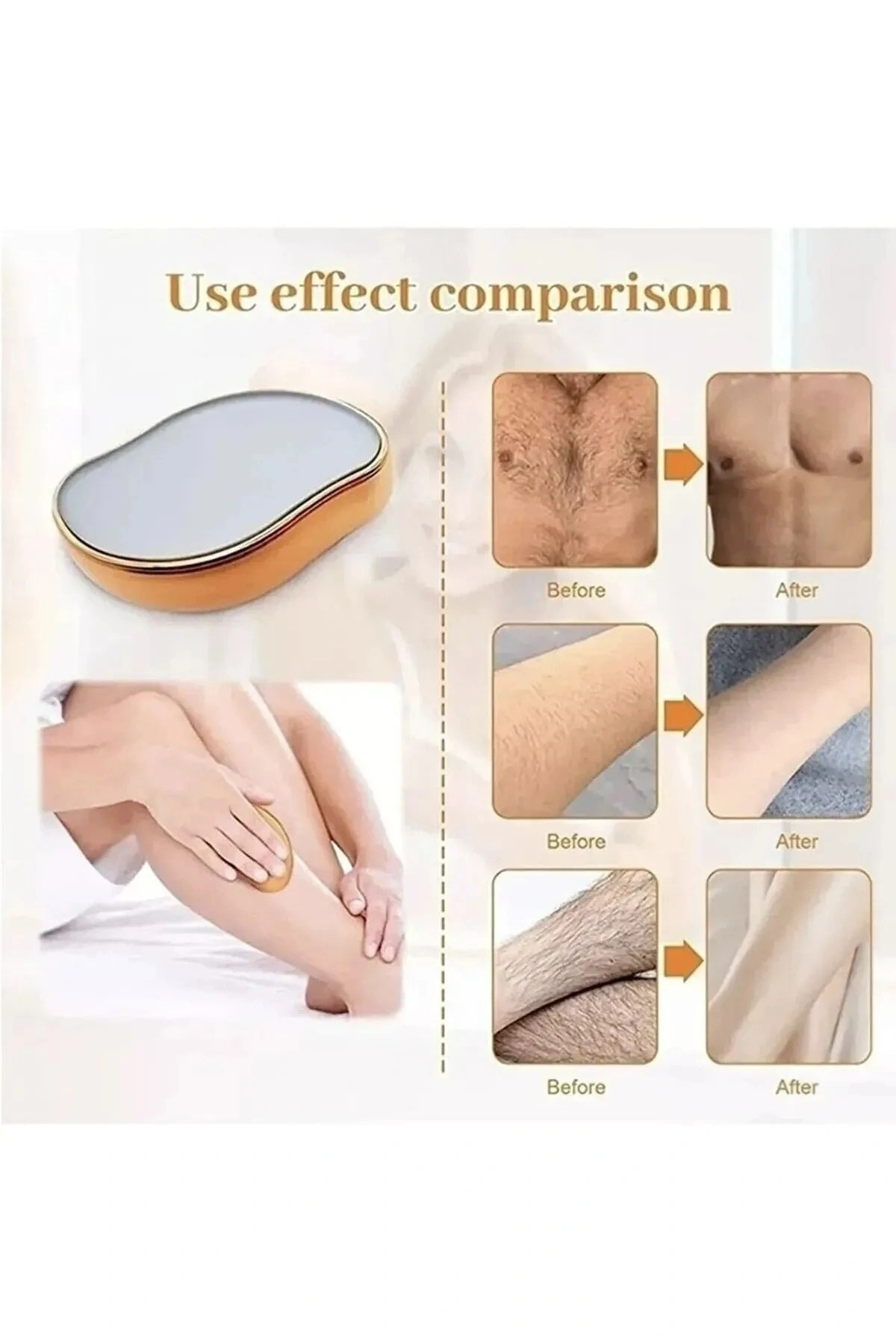 Crystal Eraser Epilasyon Aleti Tüy Silgisi Tüy Alıcı Fiziksel Kristal Epilatör