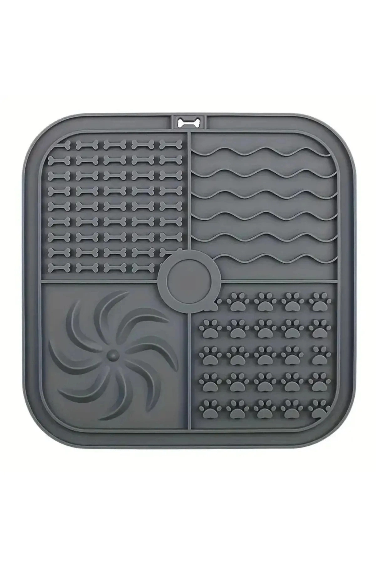 Köpek ve Kedi İçin Yavaş Yeme Katı Gıda ve SIVI Yeme Kabı ve Yalama Matı 1 ADET 20x20