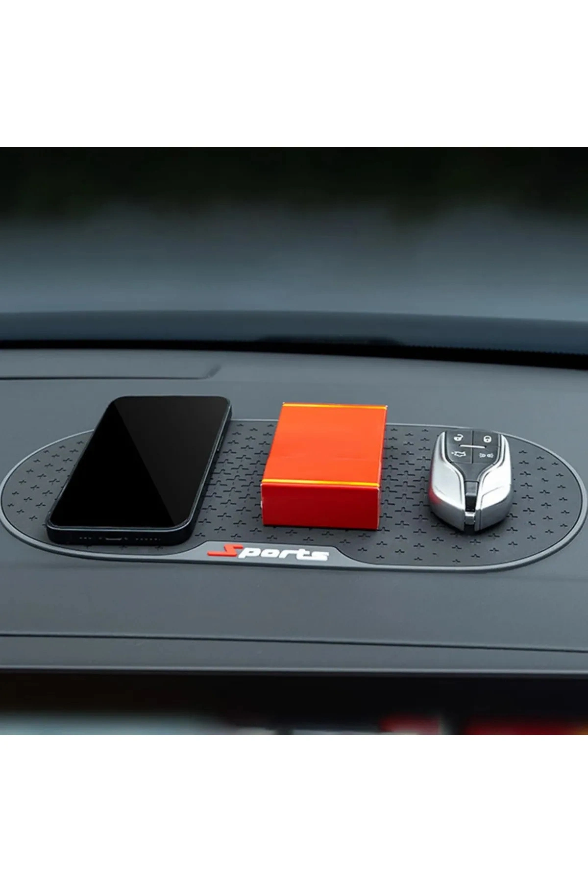 Araç Içi Torpido Kaydırmaz Telefon Tutucu Teleskopik Araba Silikon Telefon Tutucu Mat