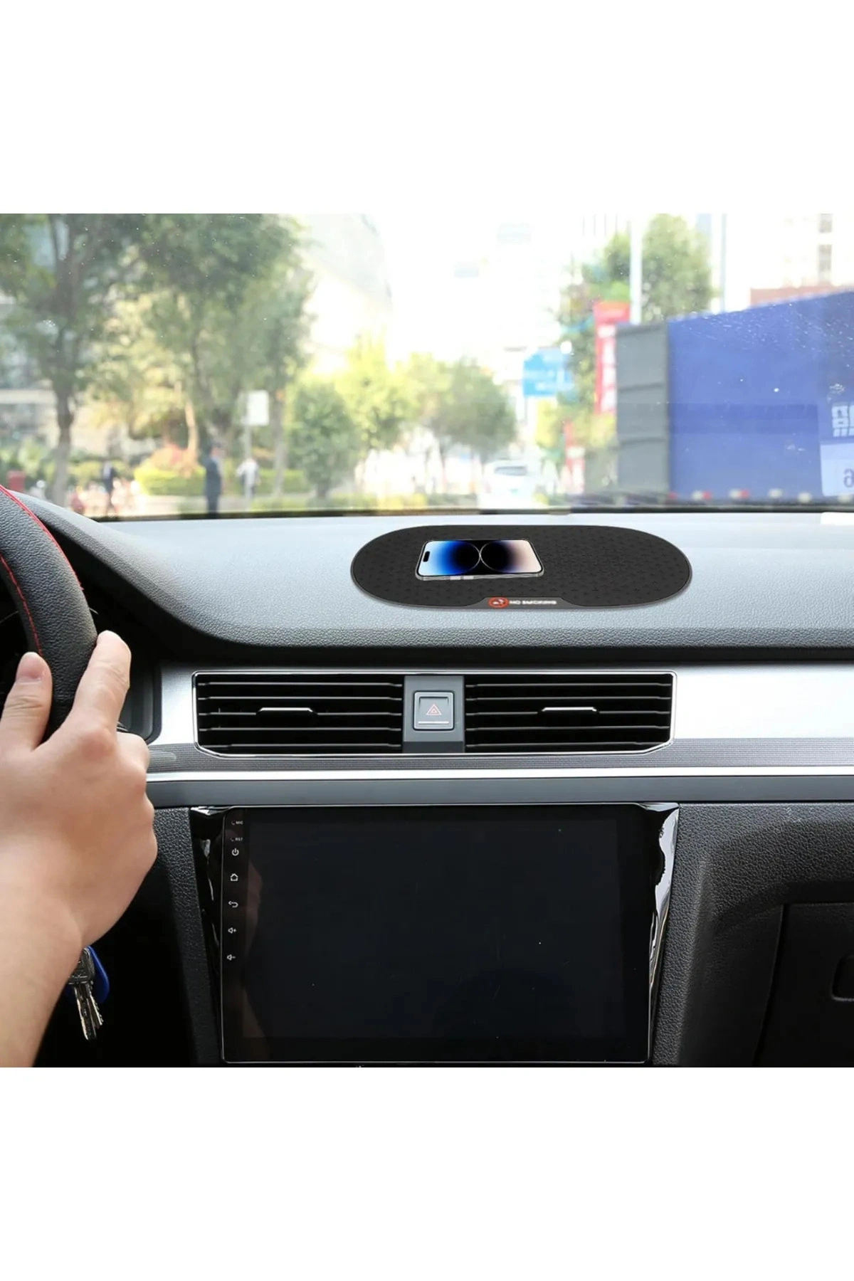 Araç Içi Torpido Kaydırmaz Telefon Tutucu Teleskopik Araba Silikon Telefon Tutucu Mat