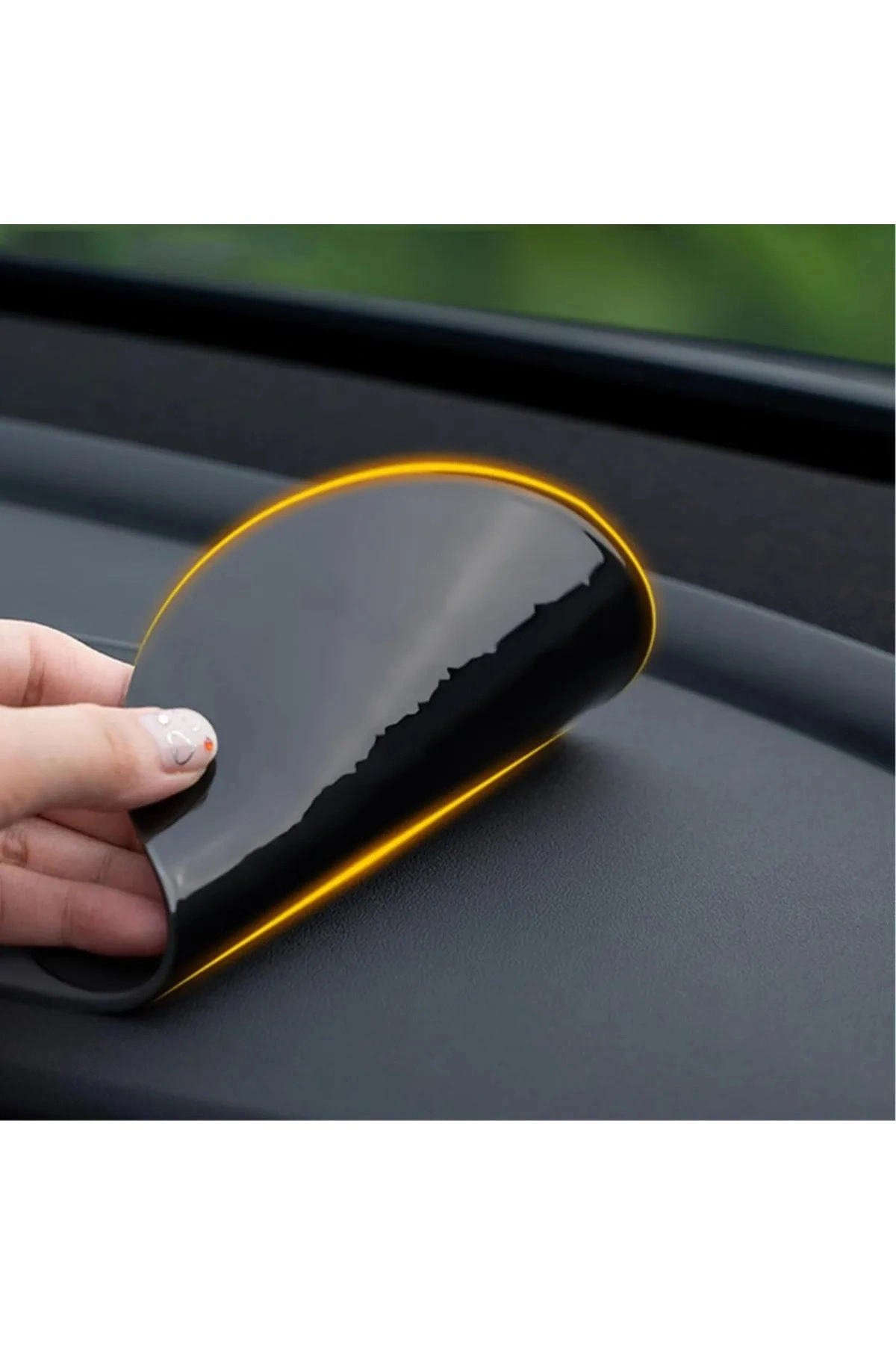 Araç Içi Torpido Kaydırmaz Telefon Tutucu Teleskopik Araba Silikon Telefon Tutucu Mat