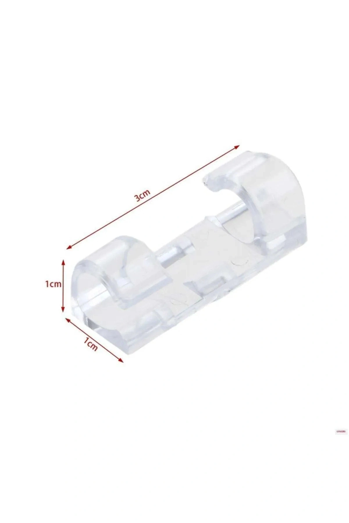Kablo Düzenleyici Klipsler  Sabitleyici Duvar Fayans Cam Kablo Tutucu Yapışkanlı   20 Adet