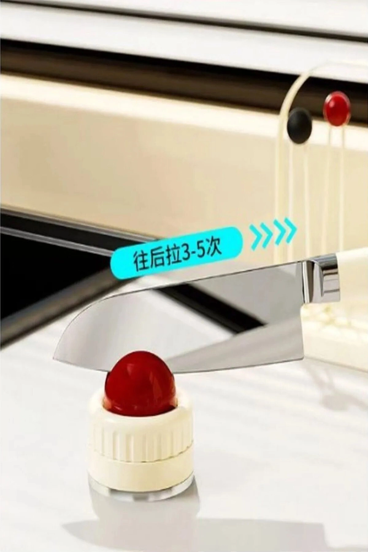 Vantuzlu Bıçak Bileme Aparatı