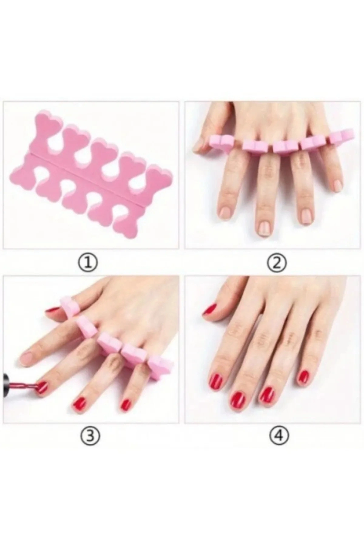 Parmak Ayırıcı Sünger Manikür Pedikür Aparatı 5 ADET