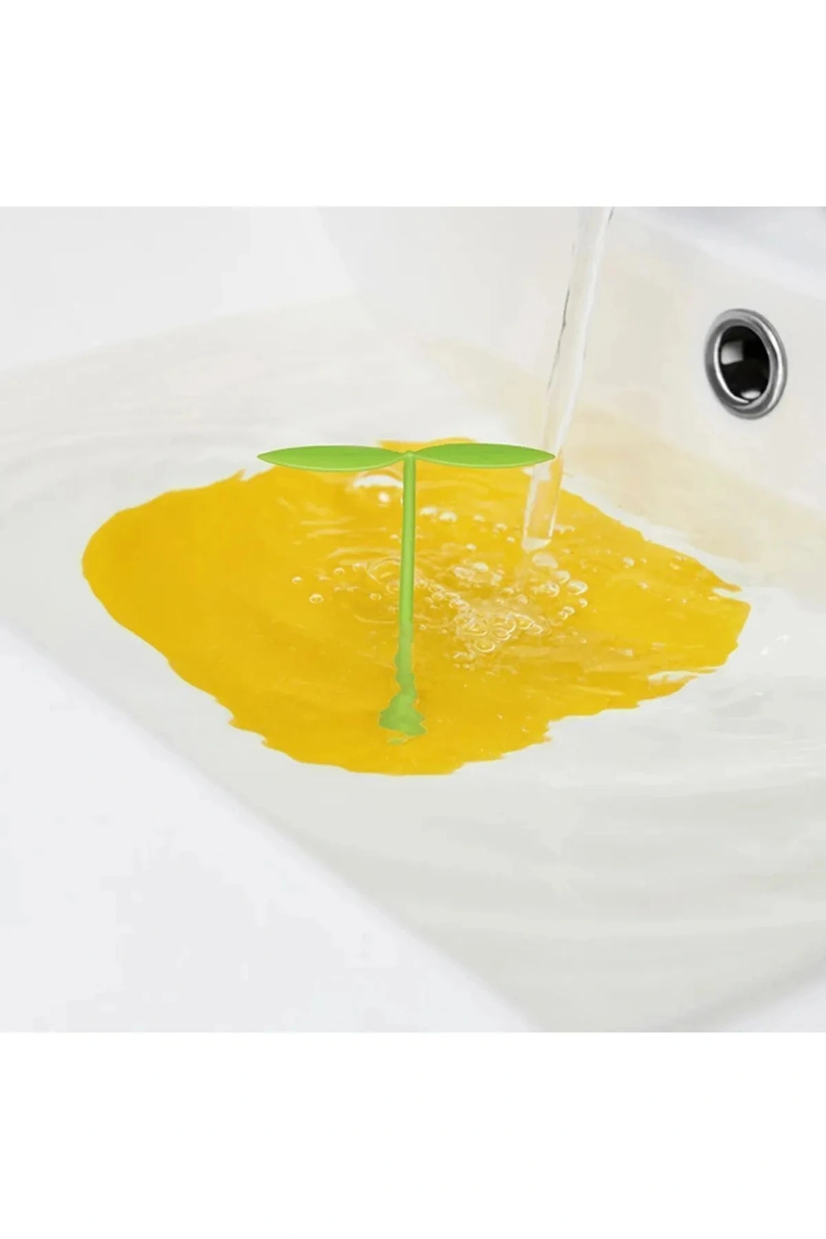 Gider Kötü Koku Önleyici Palmiye Lavabo Gider Kapatıcı Banyo Küvet Süzgeç Kapatma Sarı Renk