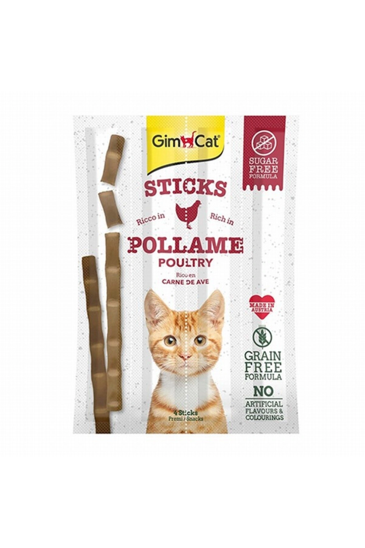 Sticks Tavuklu ve Ciğerli Kedi Ödül Çubukları 20 Gr