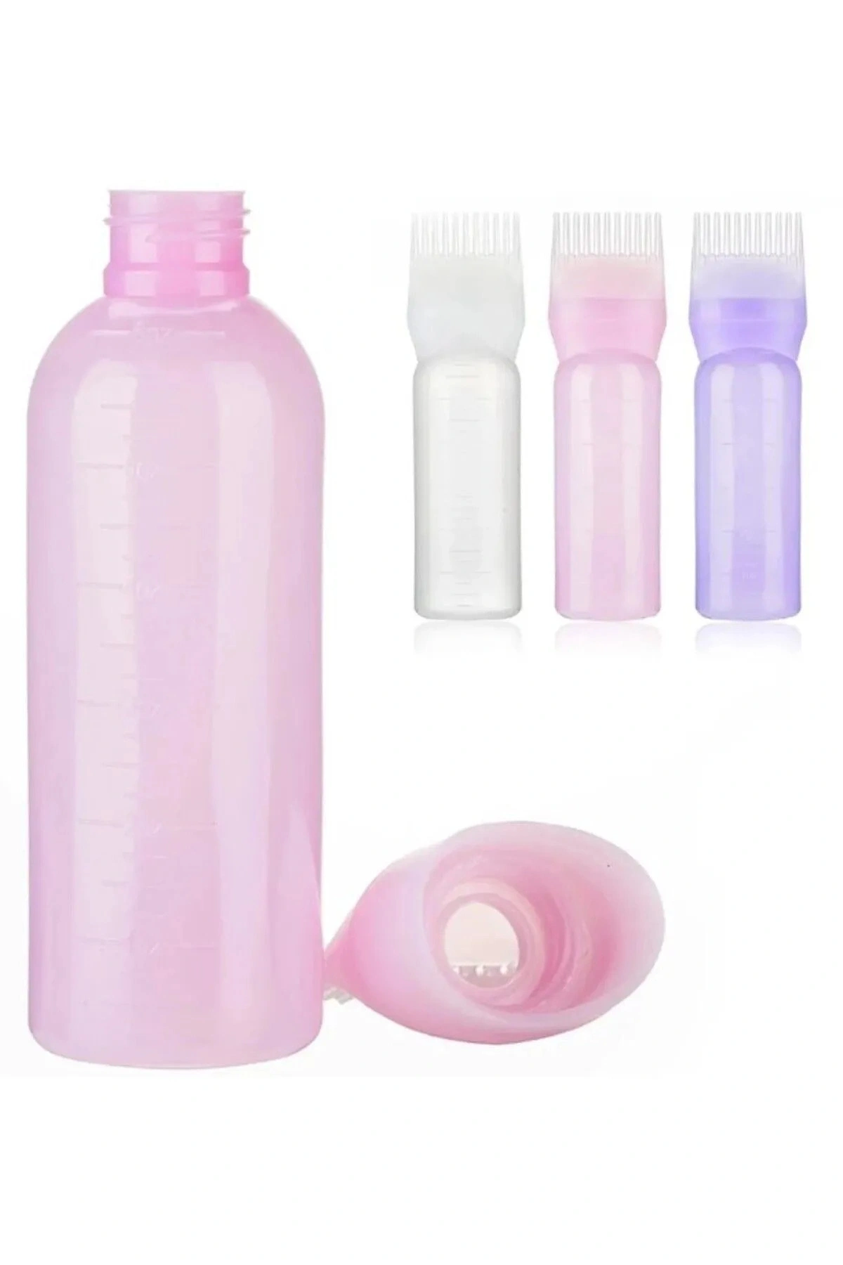 Taraklı Saç Boyama ve Bakım Yağı Uygulama Şişesi 1 ADET