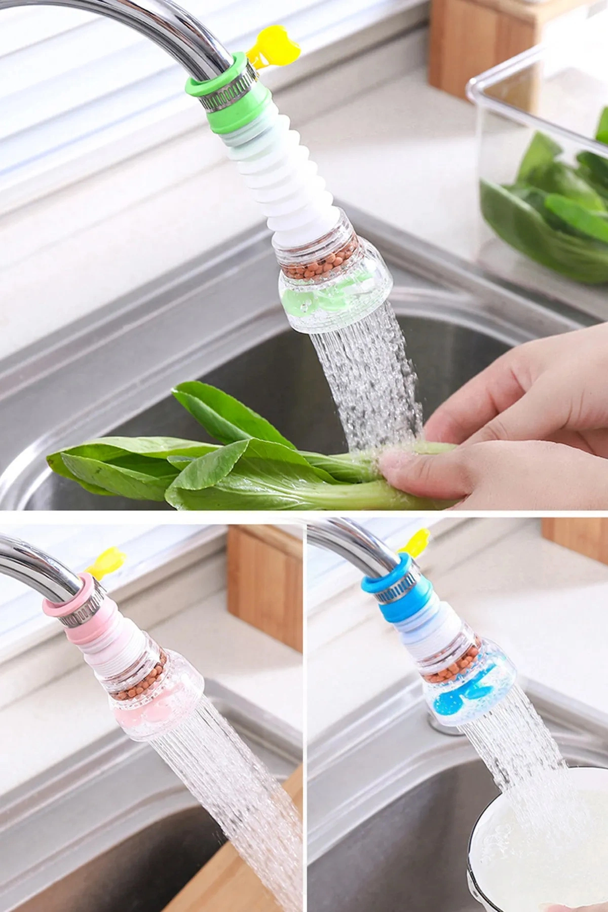 Oynar Başlıklı Pervaneli Taşlı Musluk Başlığı 1 Adet