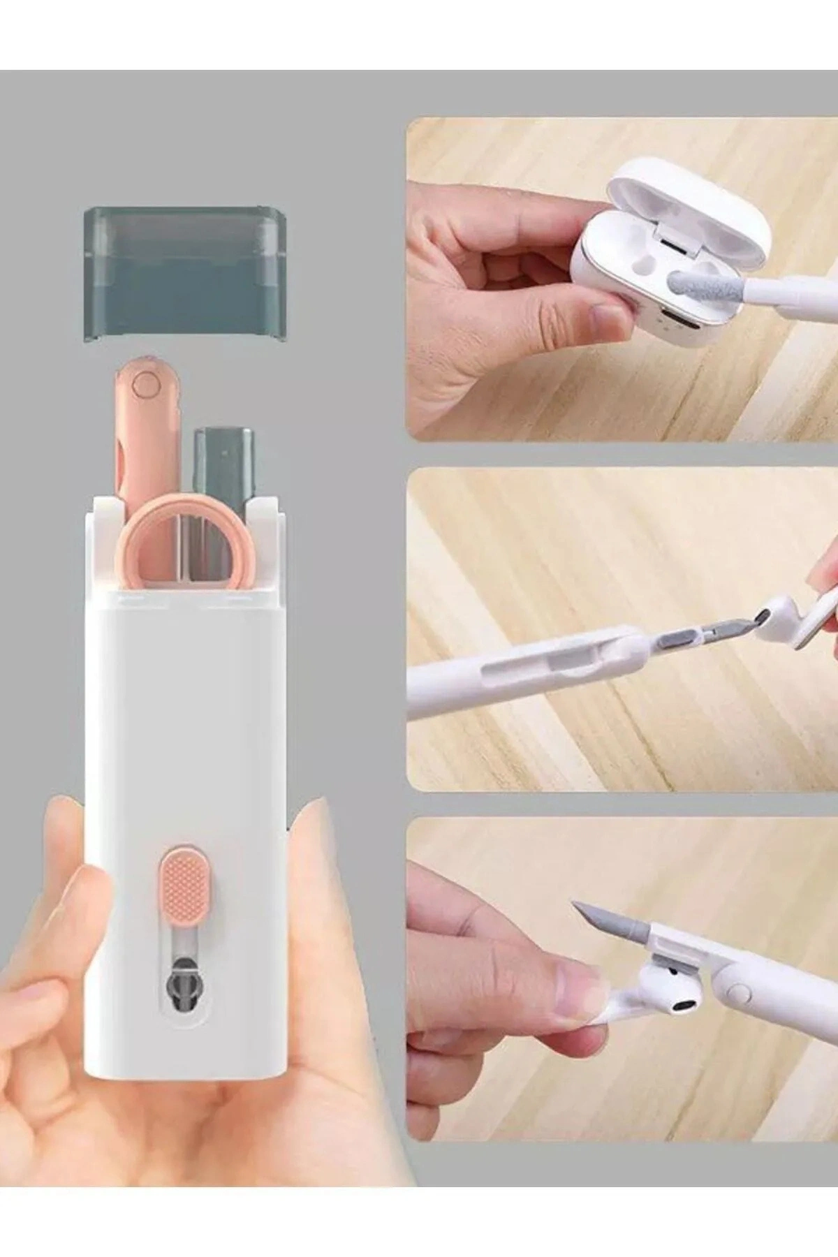 Çok Fonksiyonlu 7 Parça Airpods Klavye Ekran Kulaklık Temizleme Kiti