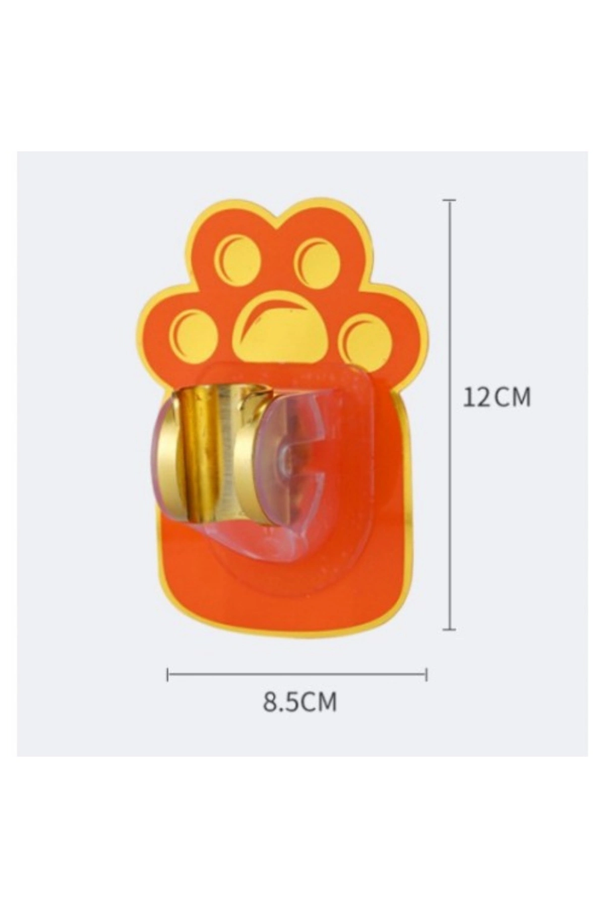 Yapışkanlı Hayvan Figürlü Hareketli Duş Başlığı Tutucu 1 Adet