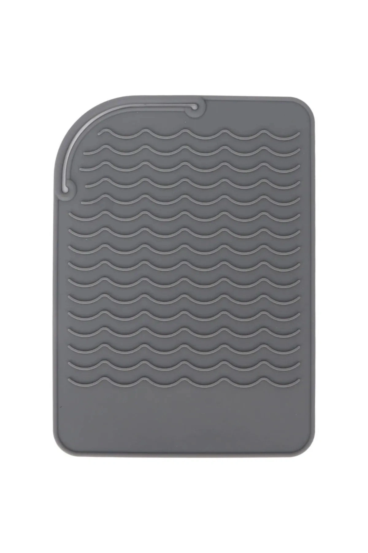 Saç Maşası Isıya Dayanıklı Silikon Mat Çok Fonksiyonlu Kaymaz Düz Silikon Isıya Dayanıklı Mat