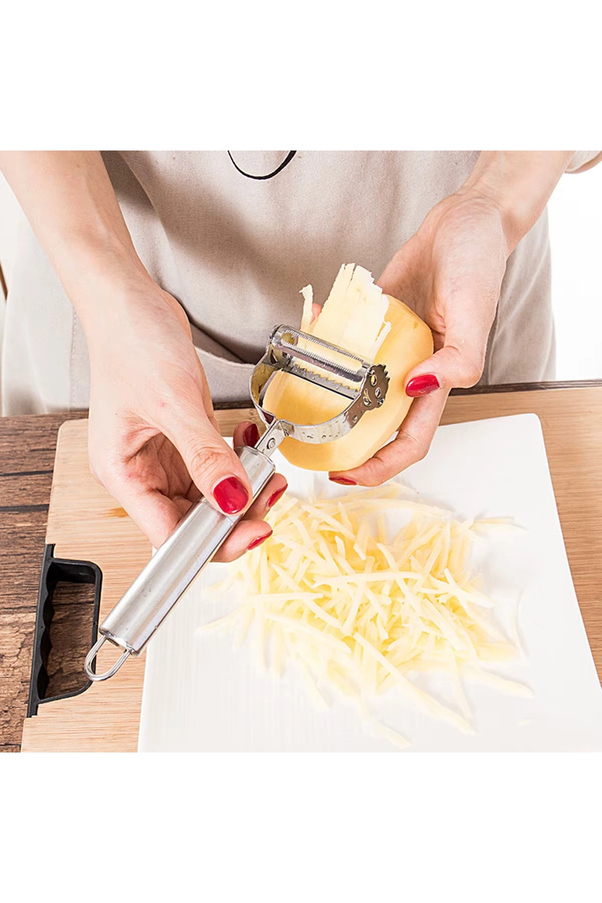 Paslanmaz Çelik Jülyen Soyucu Julien Dograyıcı Rende 1 Adet