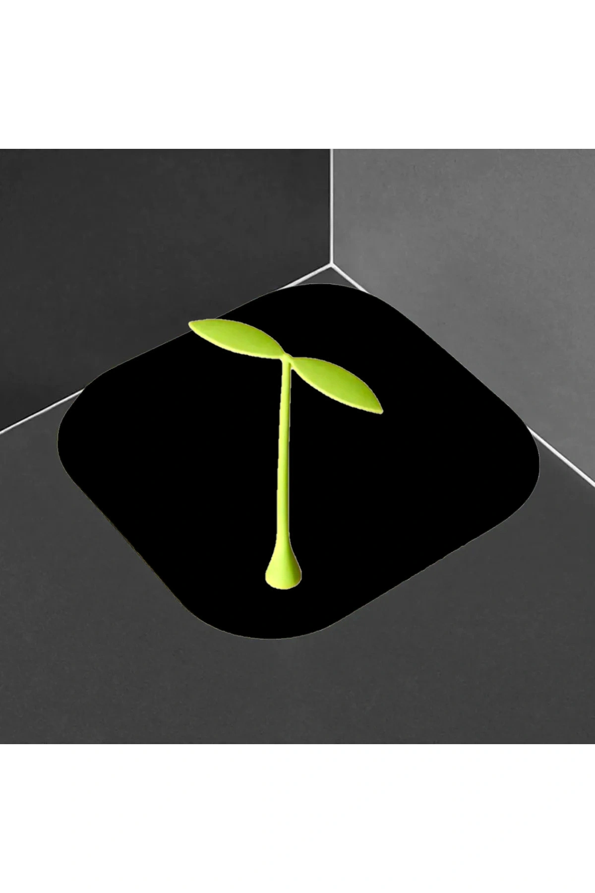 Gider Kötü Koku Önleyici Palmiye Lavabo Gider Kapatıcı Banyo Küvet Süzgeç Kapatma SİYAH