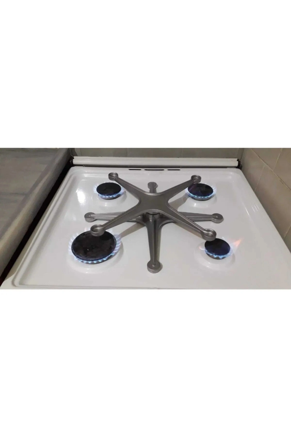 Ocak Üstü 360° Dönerli Börek Ve Künefe Pişirme Aparatı Döküm Spider Cooking