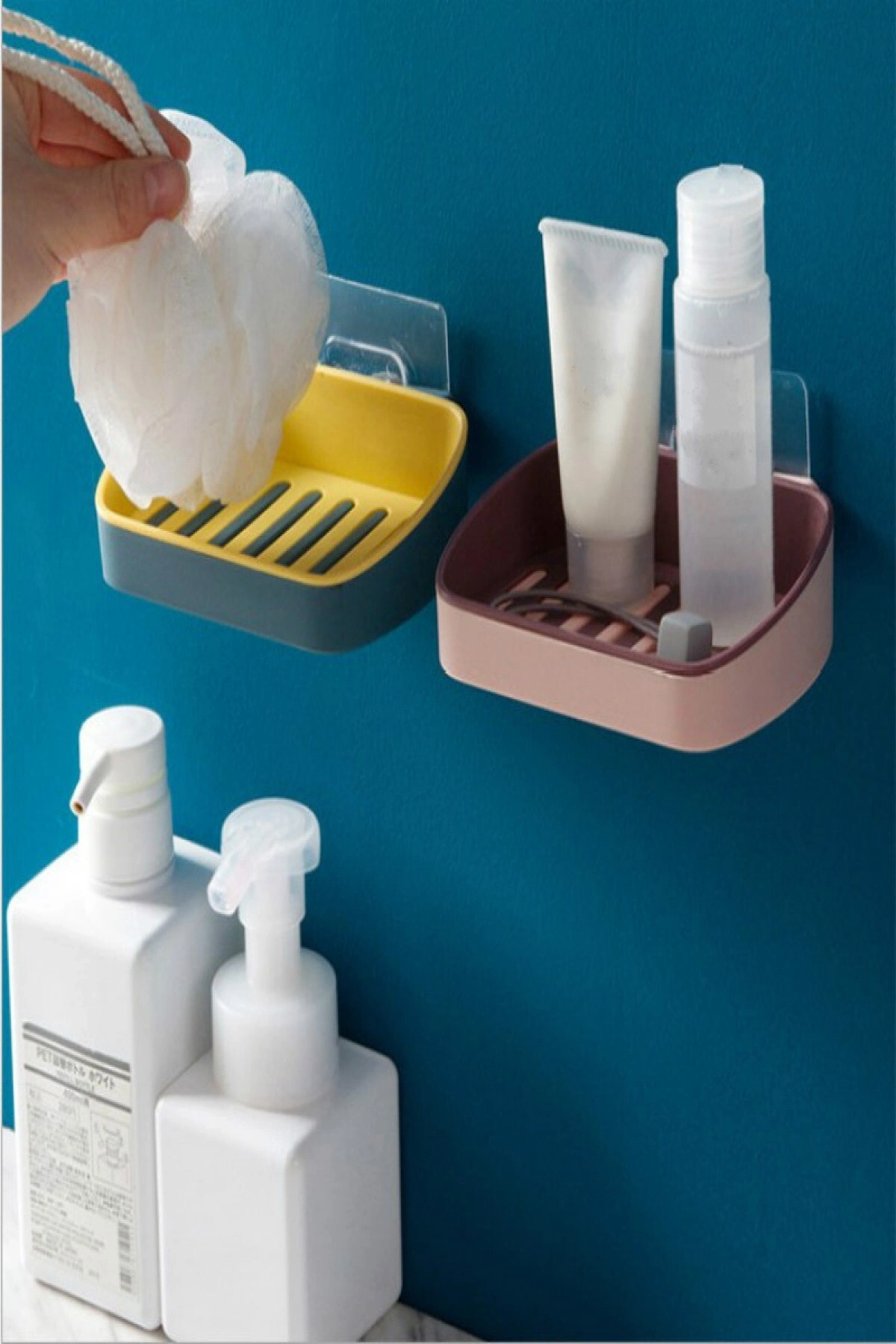 Çift Katmanlı Duş Sabunluk Kendinden Yapışkanlı 1 Adet