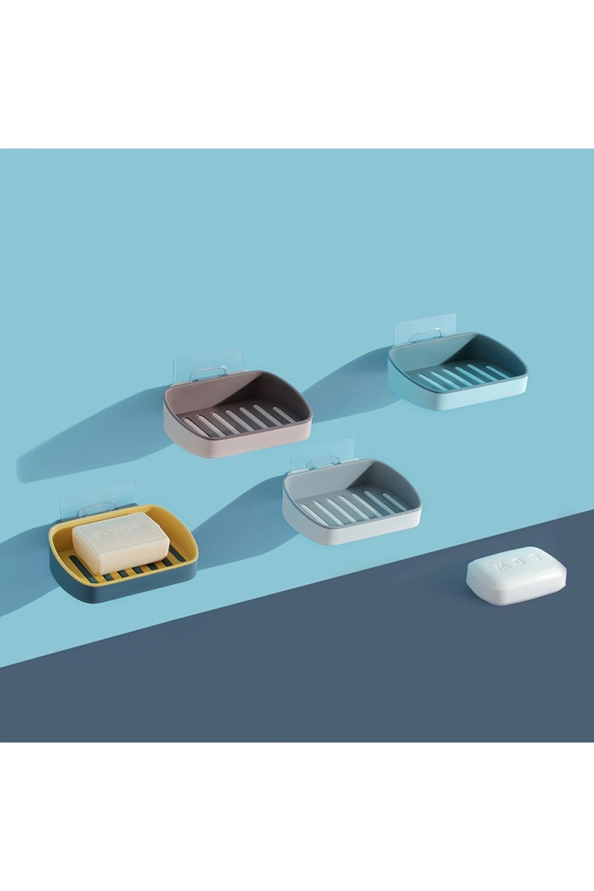 Çift Katmanlı Duş Sabunluk Kendinden Yapışkanlı 1 Adet