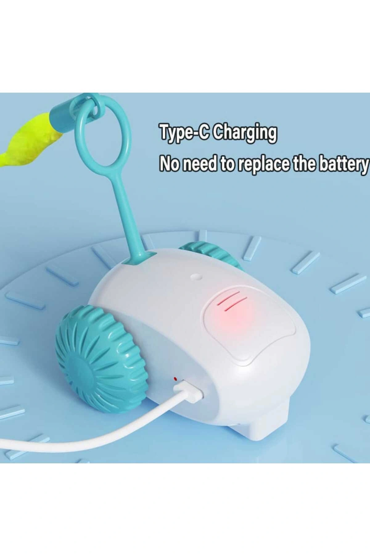 Hareketli Robot İnteraktif Kedi Oyuncağı Tüylü Araba