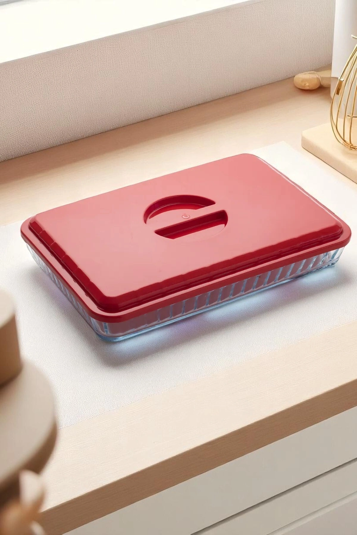 Plastik Buhar Kanallı Borcam Kapağı Dikdörtgen