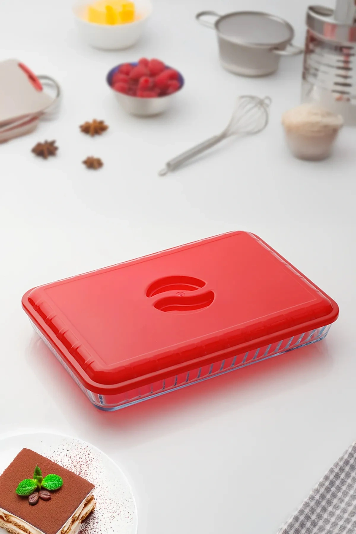 Plastik Buhar Kanallı Borcam Kapağı Dikdörtgen