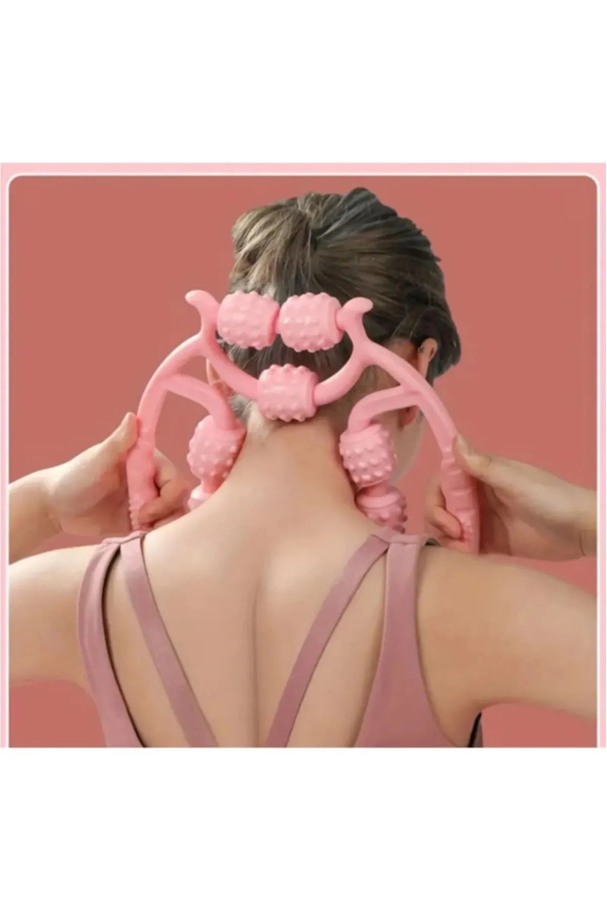 9 Tekerli Kas Gevşetici Sıkılaştırıcı Masaj Aleti Ayarlanabilir Lenf Drenaj Rulosu Bacak Kol Selülit