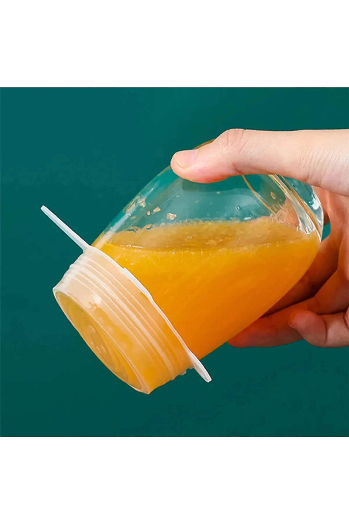 Taze Tutan Gıda Saklama Streç Kapağı Seti - 6lı Tekrar kullanılabilen Silikon Streç Kapak