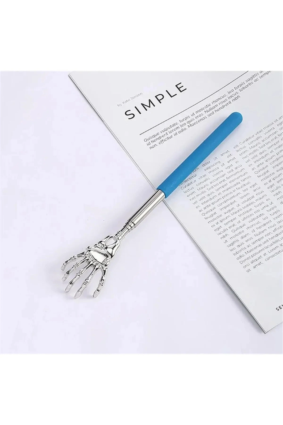 Teleskopik Sırt Kaşıma Aparatı Açılır Kapanır Sırt Kaşıyıcı Metal Aparat 1 Adet