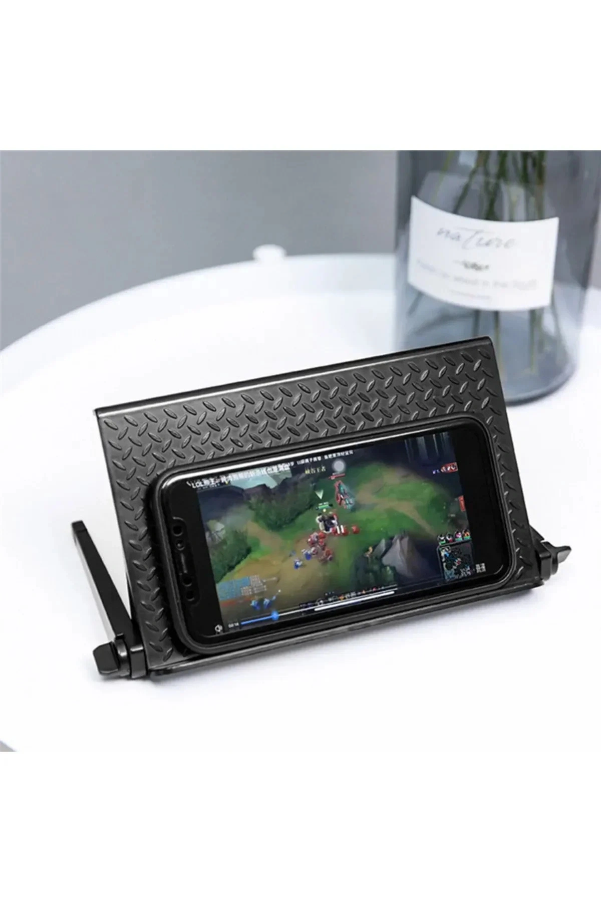 30x12 Cm Katlanabilir Katlanabilir Televizyon TV Standı Ayarlanabilir Ekran Üstü Raf Portatif Eşya