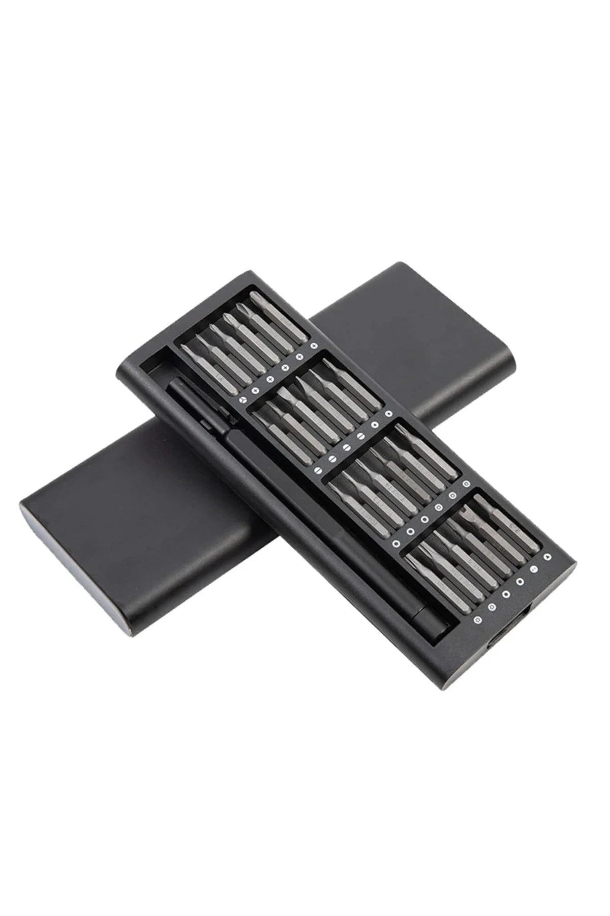 24 Parça Çelik Profesyonel Mini Portatif Tornavida Seti Saklama Kutulu Telefon Saat Tamir Kiti