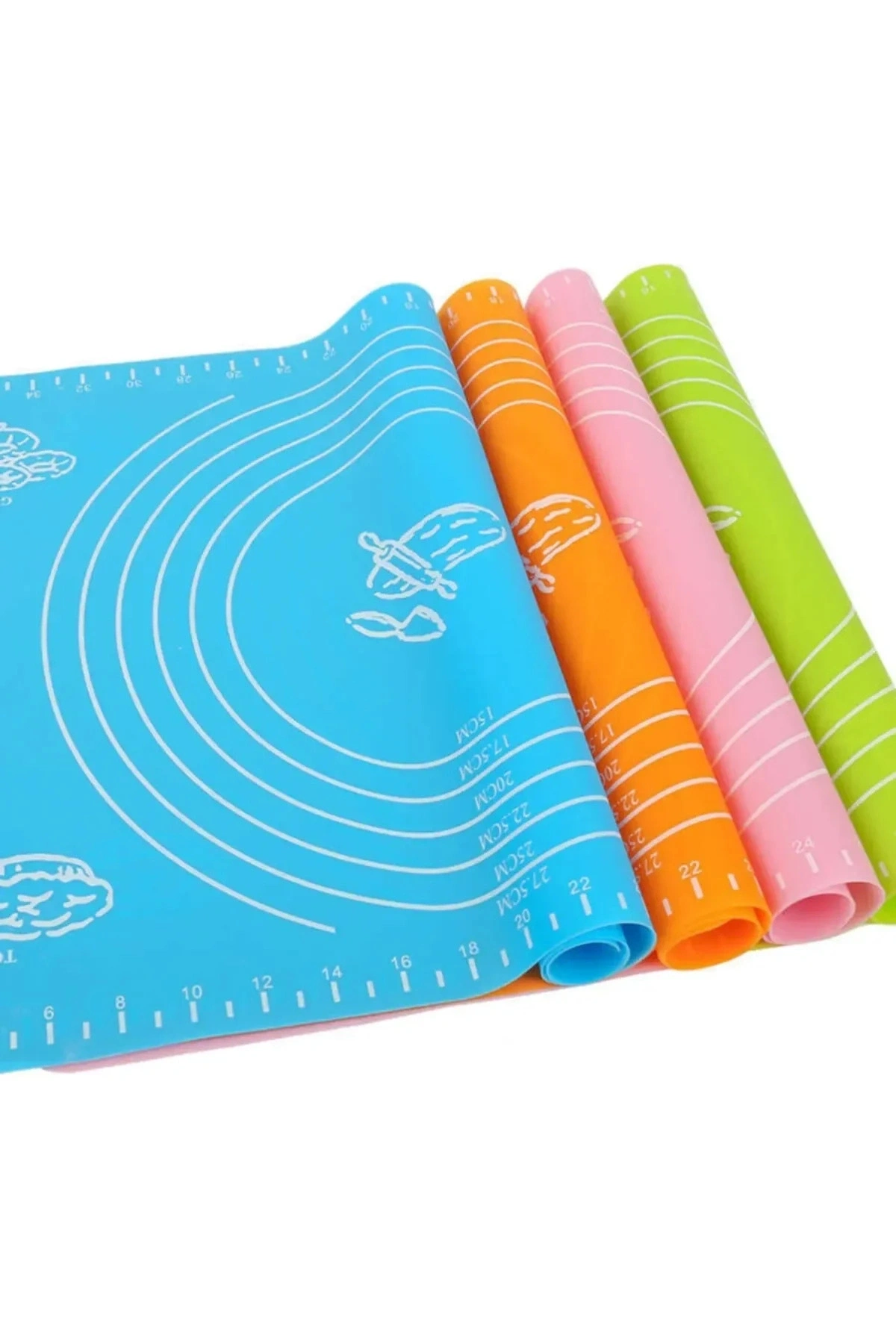 Büyük Silikon Hamur Açma Matı 40x50 Cm – Kaymaz, Pratik Ve Hijyenik