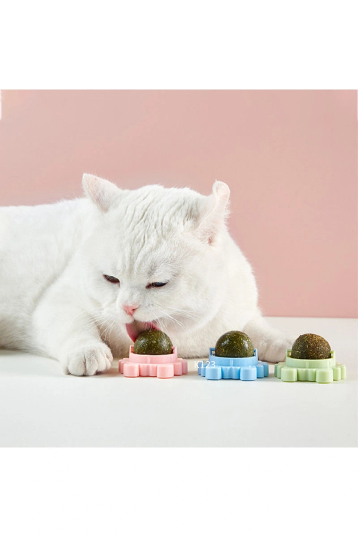 Catnipli Yenilebilir Kedi Nanesi Otu Yalama Oyun Topu Oyuncağı Yengeç