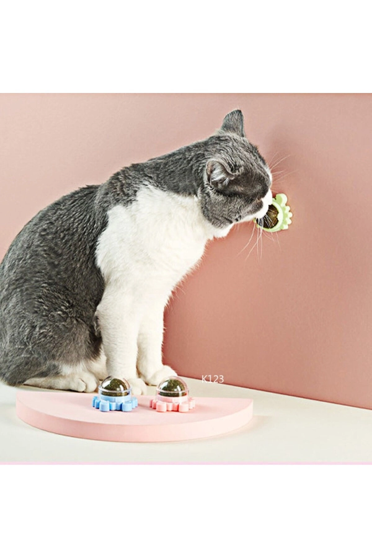 Catnipli Yenilebilir Kedi Nanesi Otu Yalama Oyun Topu Oyuncağı Yengeç