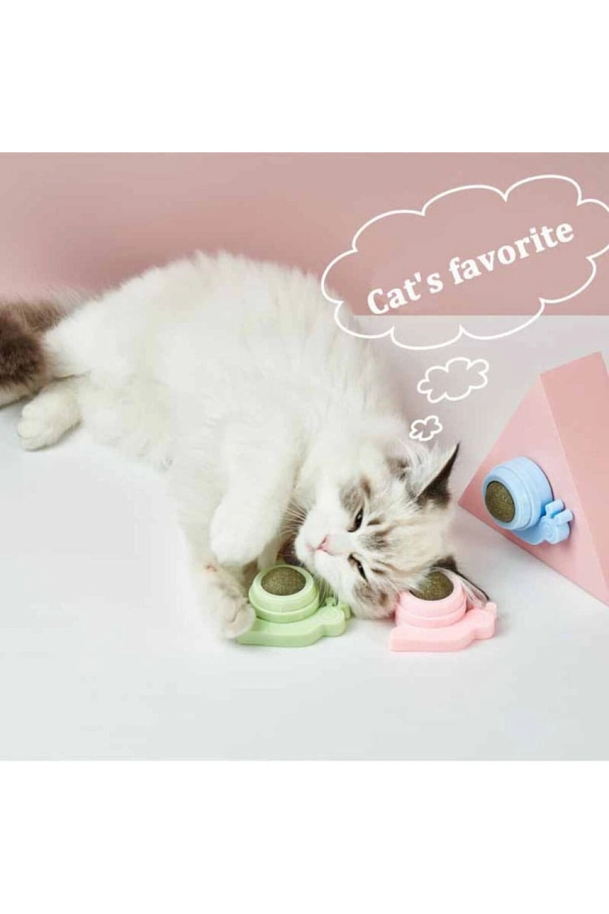 Catnipli Yenilebilir Kedi Nanesi Otu Yalama Oyun Topu Oyuncağı Yengeç