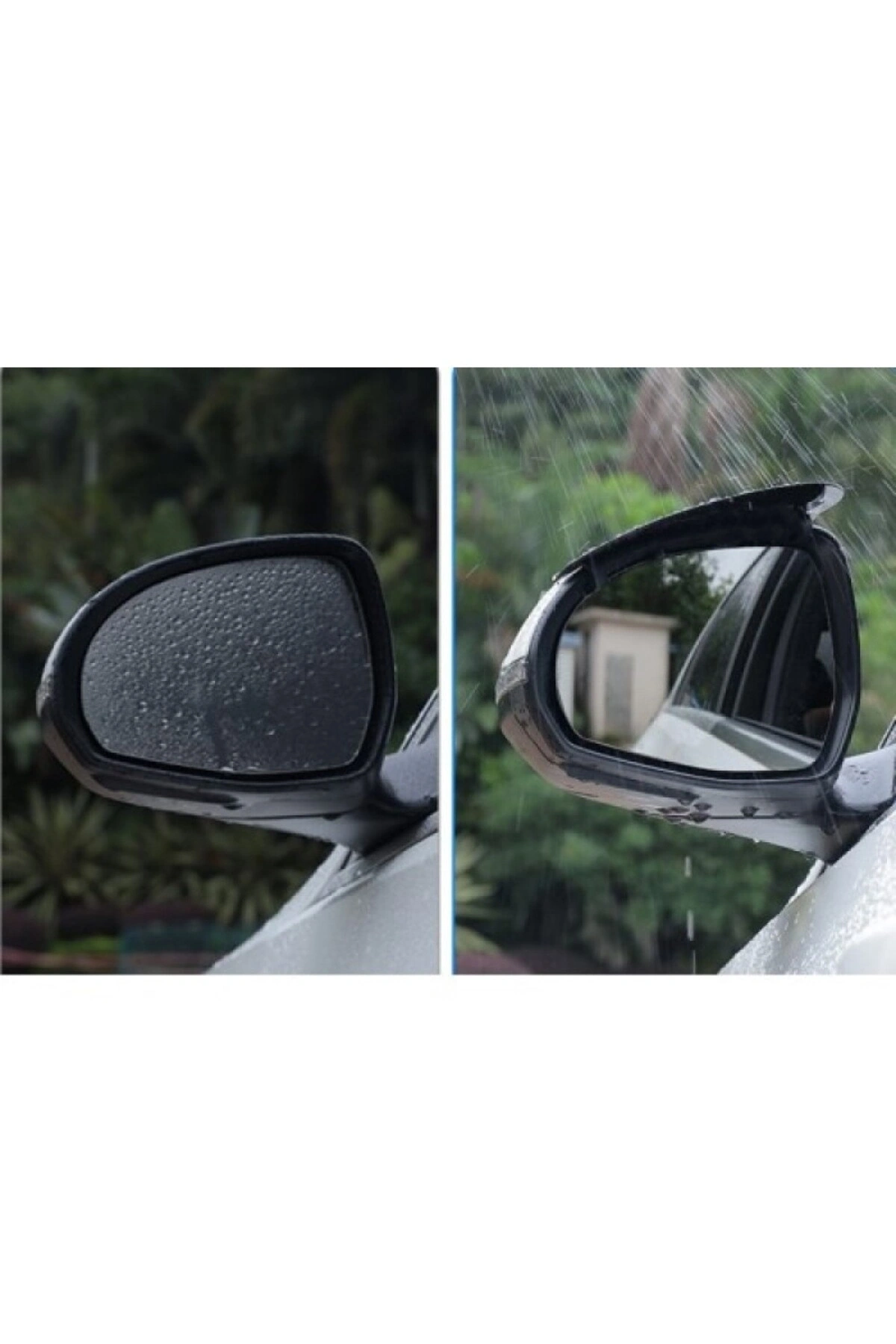 Araba Ayna Yağmur Koruyucu Siper Karbon Desenli