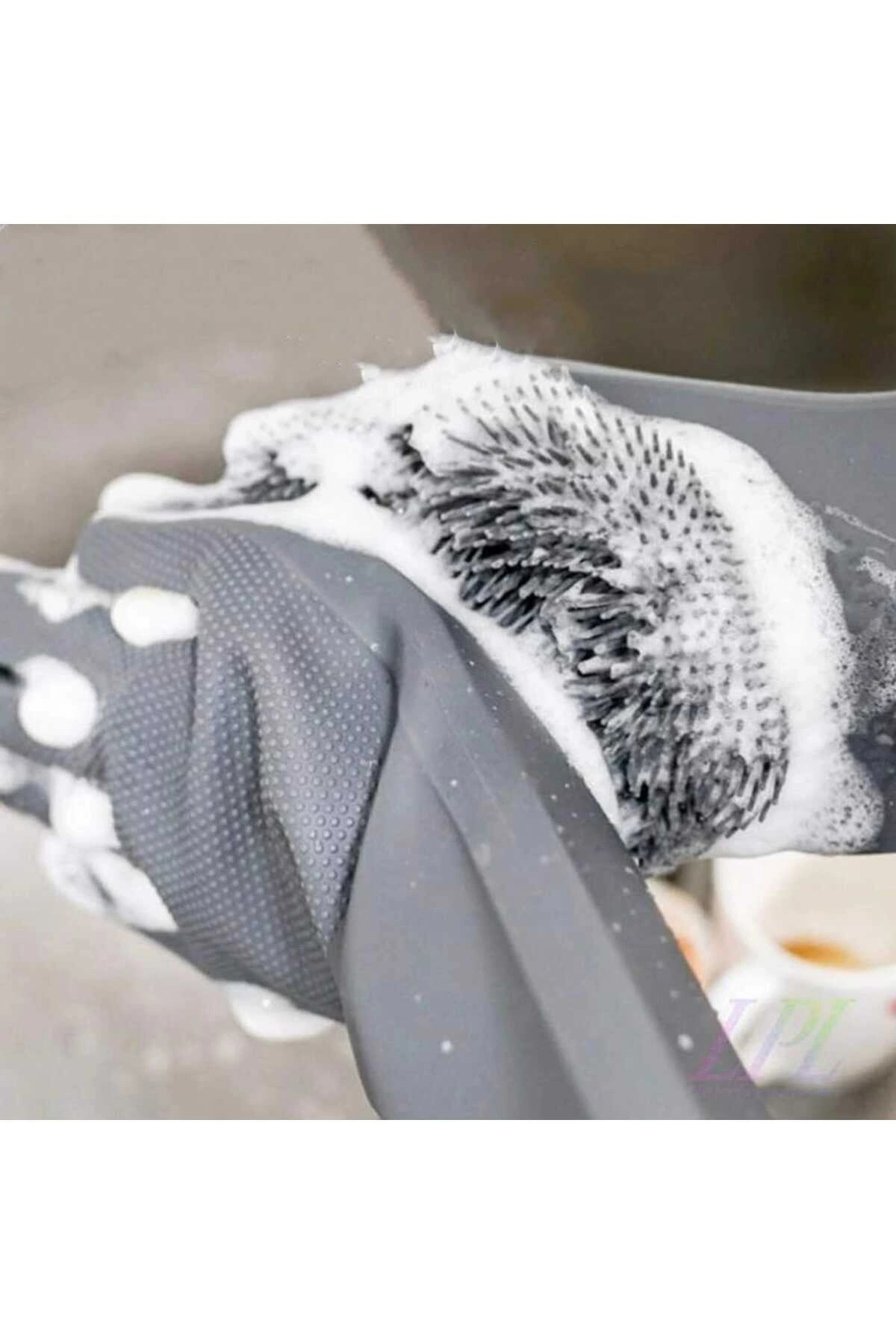 Sihirli Eldiven Çok Amaçlı Banyo Tuvalet Mutfak Bulaşık Temizleme Araç Yıkama Eldiveni 1 ÇİFT