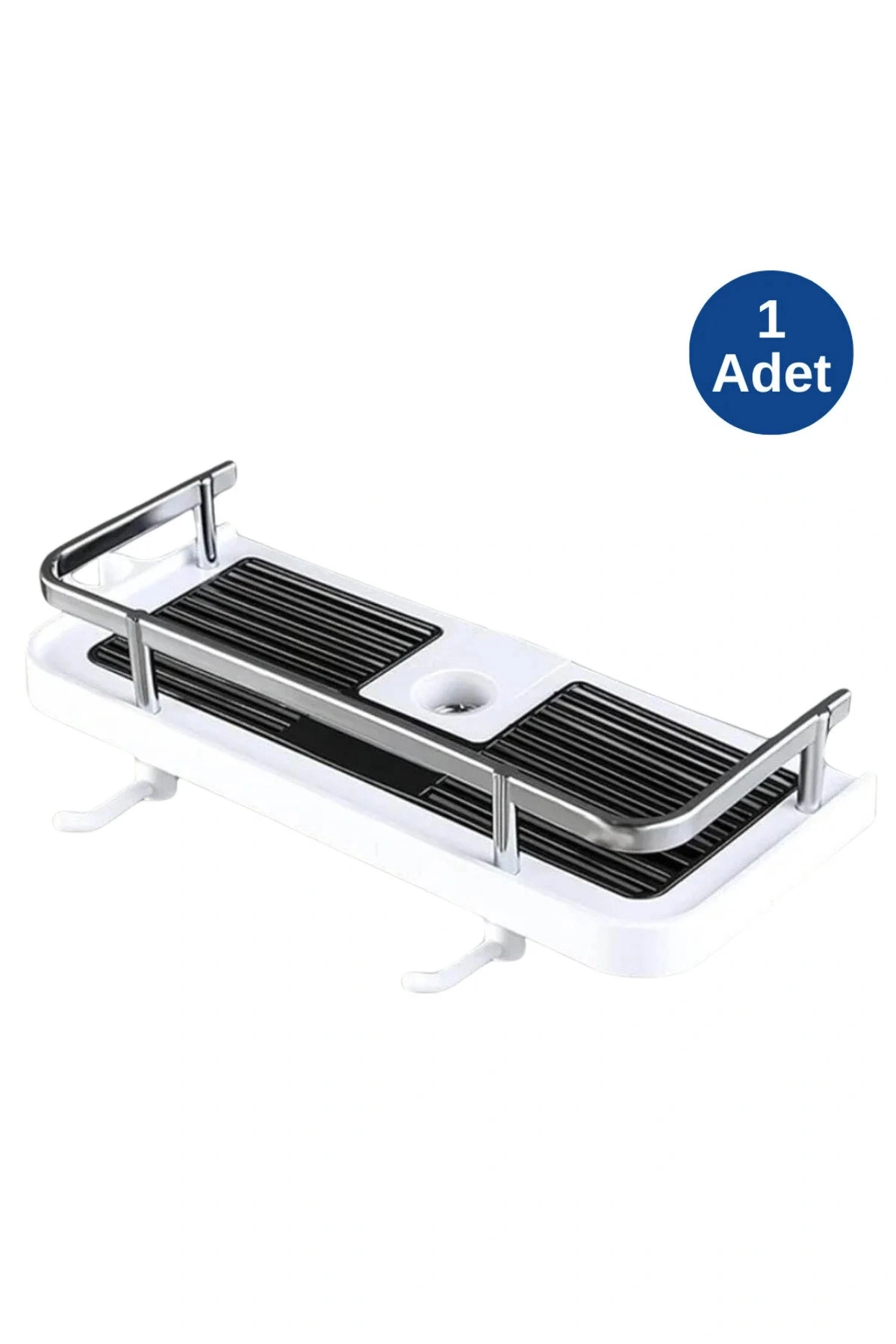 Banyo Rafı Tek Katlı Yapışkanlı Pratik Kurulumsuz Duvar Tipi Şampuan Sabun Organizeri