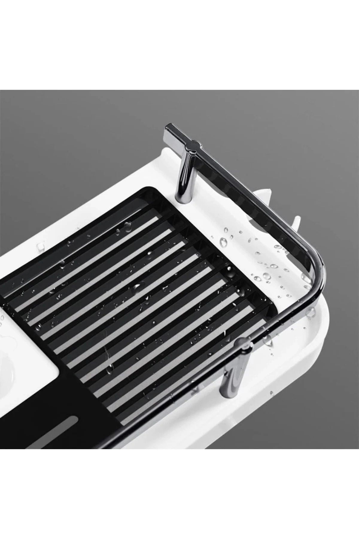 Banyo Rafı Tek Katlı Yapışkanlı Pratik Kurulumsuz Duvar Tipi Şampuan Sabun Organizeri