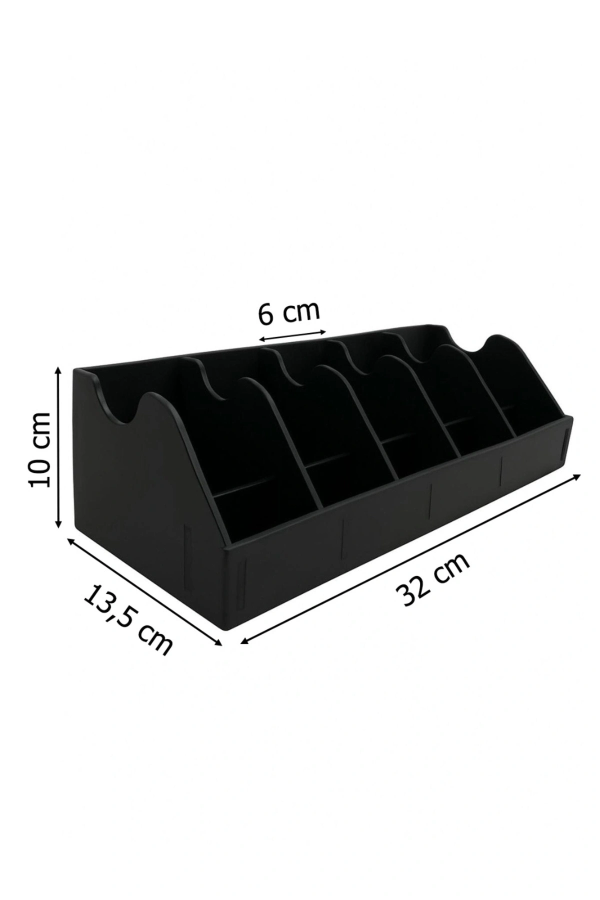 5 Bölmeli Kemer Çorap Takı Makyaj Organizeri Dolap İçi Kemer Düzenleyici Organizer SİYAH