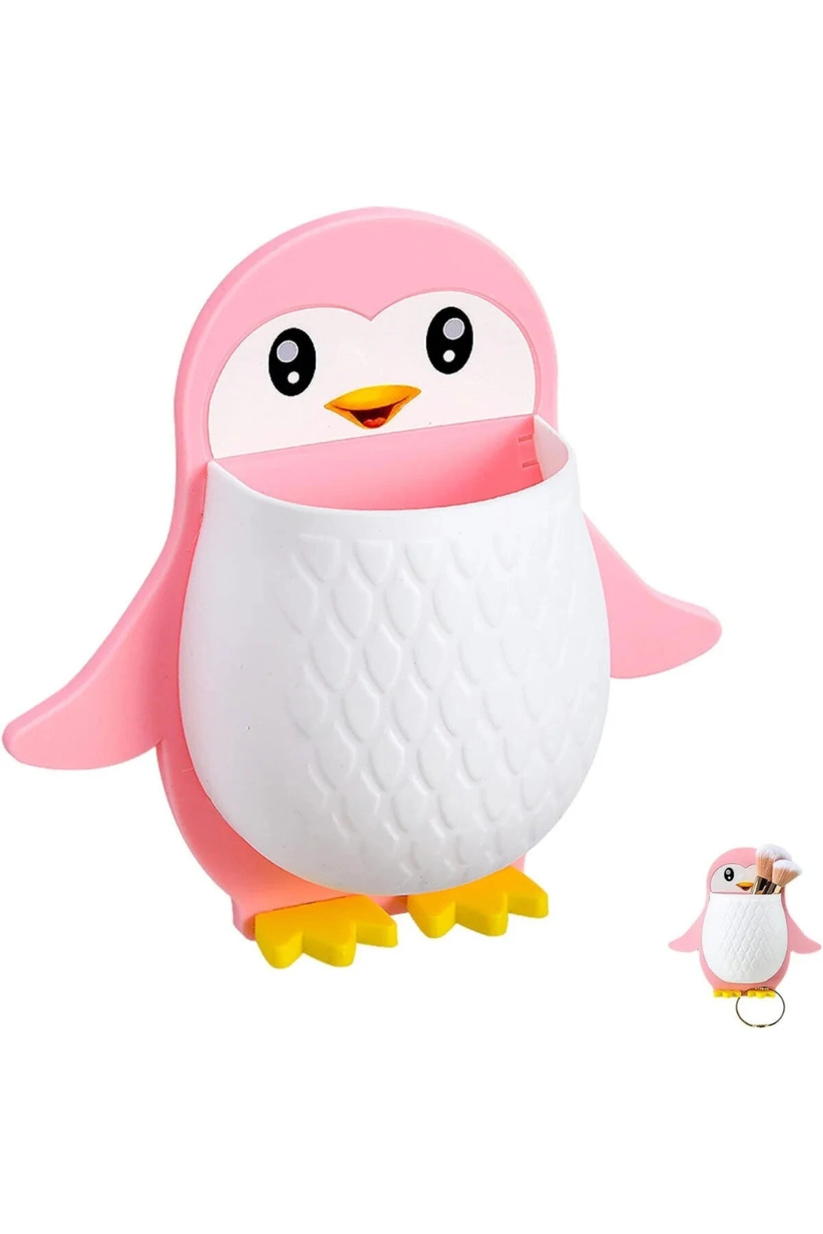 Penguen Şeklinde Organizer Sevimli Tasarımıyla Çok Amaçlı Düzenleyici Kalemlik ve Masa Üstü Organize