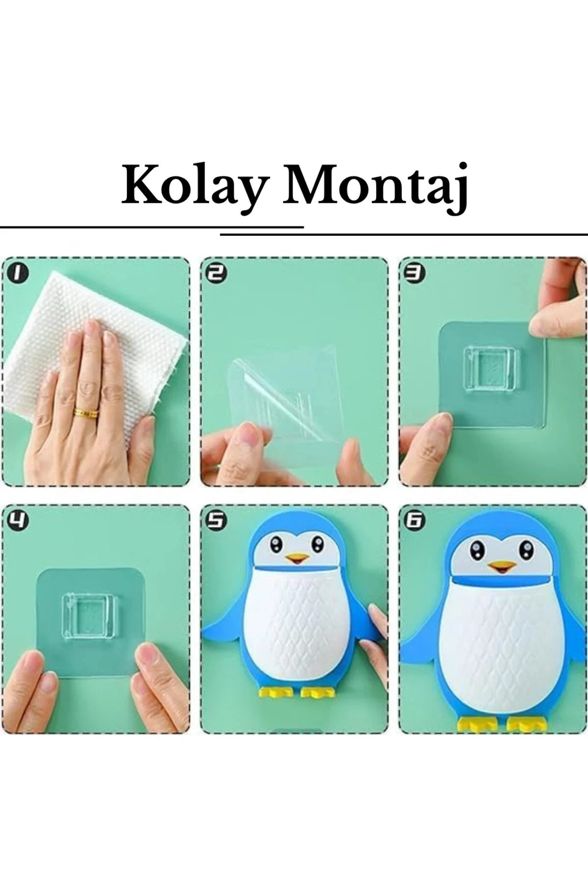 Penguen Şeklinde Organizer Sevimli Tasarımıyla Çok Amaçlı Düzenleyici Kalemlik ve Masa Üstü Organize