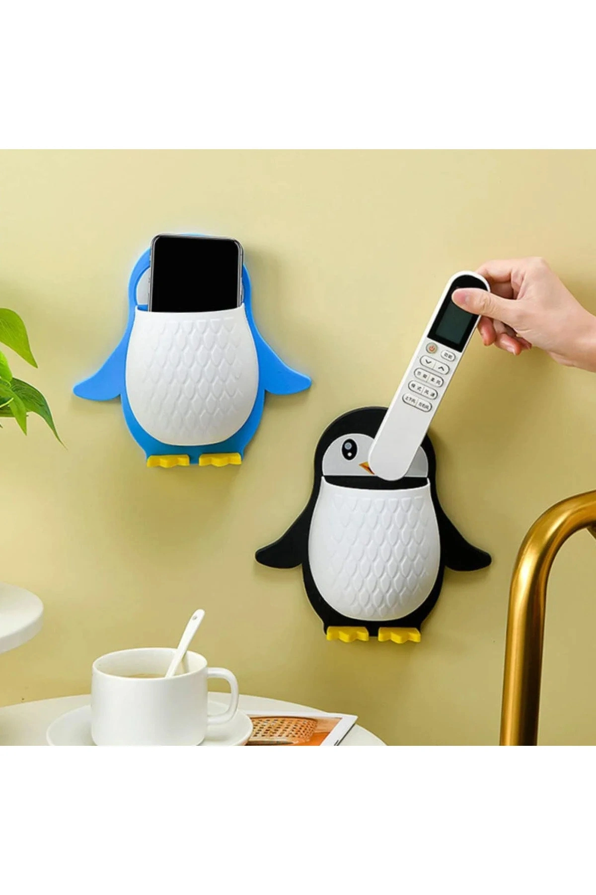 Penguen Şeklinde Organizer Sevimli Tasarımıyla Çok Amaçlı Düzenleyici Kalemlik ve Masa Üstü Organize