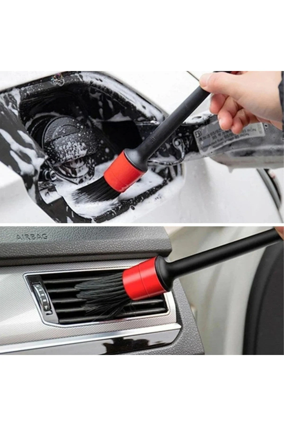 5 Adet Detay Araç Içi Oto Temizleme Fırçası Seti