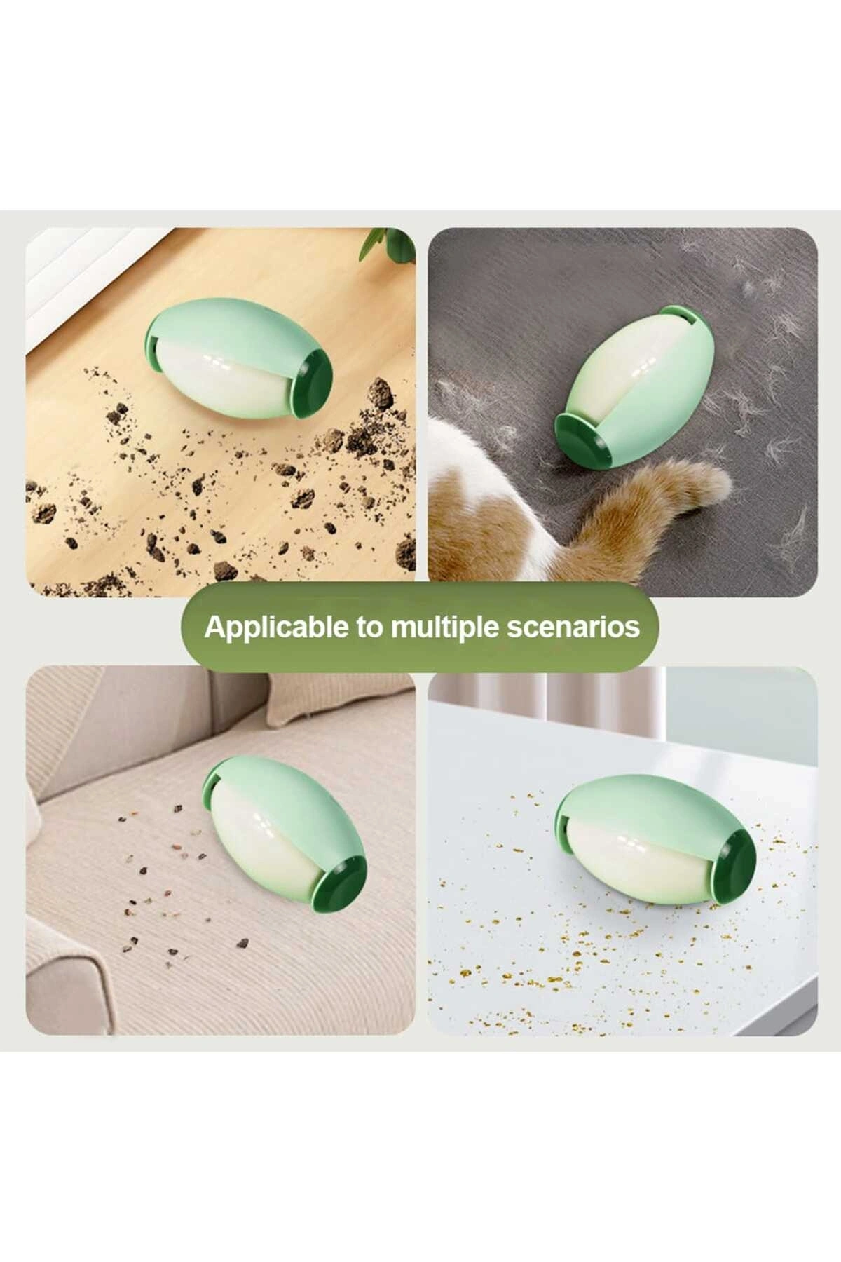 Yeniden kullanılabilir Rulo Giysiler için Taşınabilir Tüy Saç Toplayıcı Yapışkanlı Eliminator