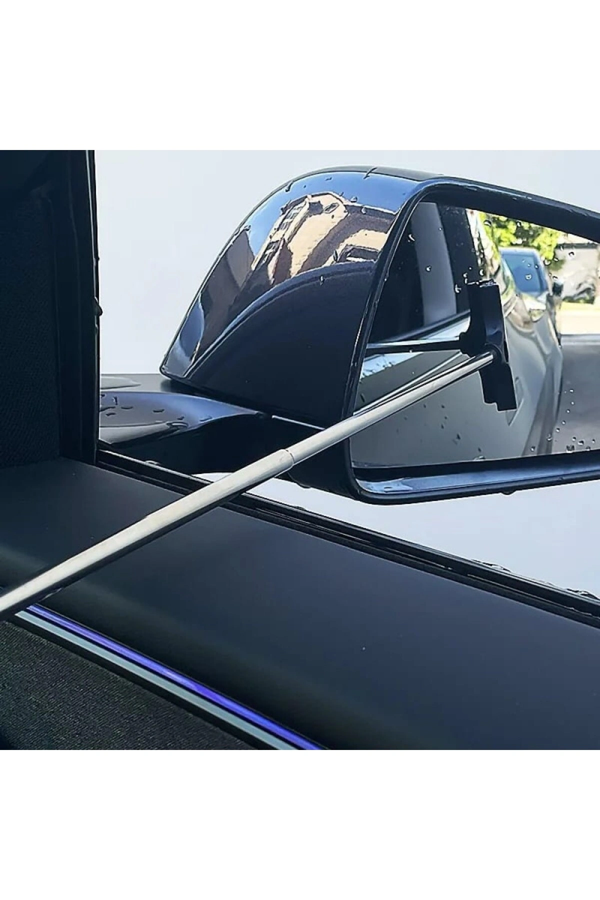 Kompakt El Tipi Teleskopik Silecek Araba Dikiz Aynası Buğu Çözücü Cam Sileceği mini çekçek 1 ADET