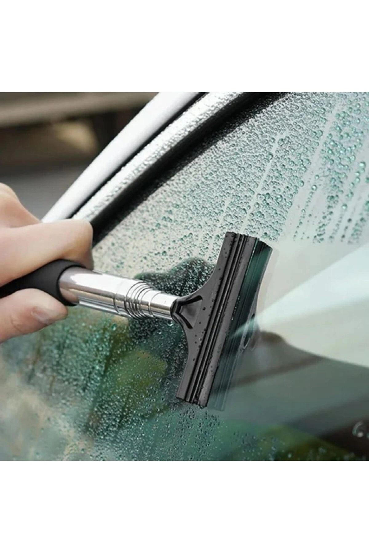 Kompakt El Tipi Teleskopik Silecek Araba Dikiz Aynası Buğu Çözücü Cam Sileceği mini çekçek 1 ADET