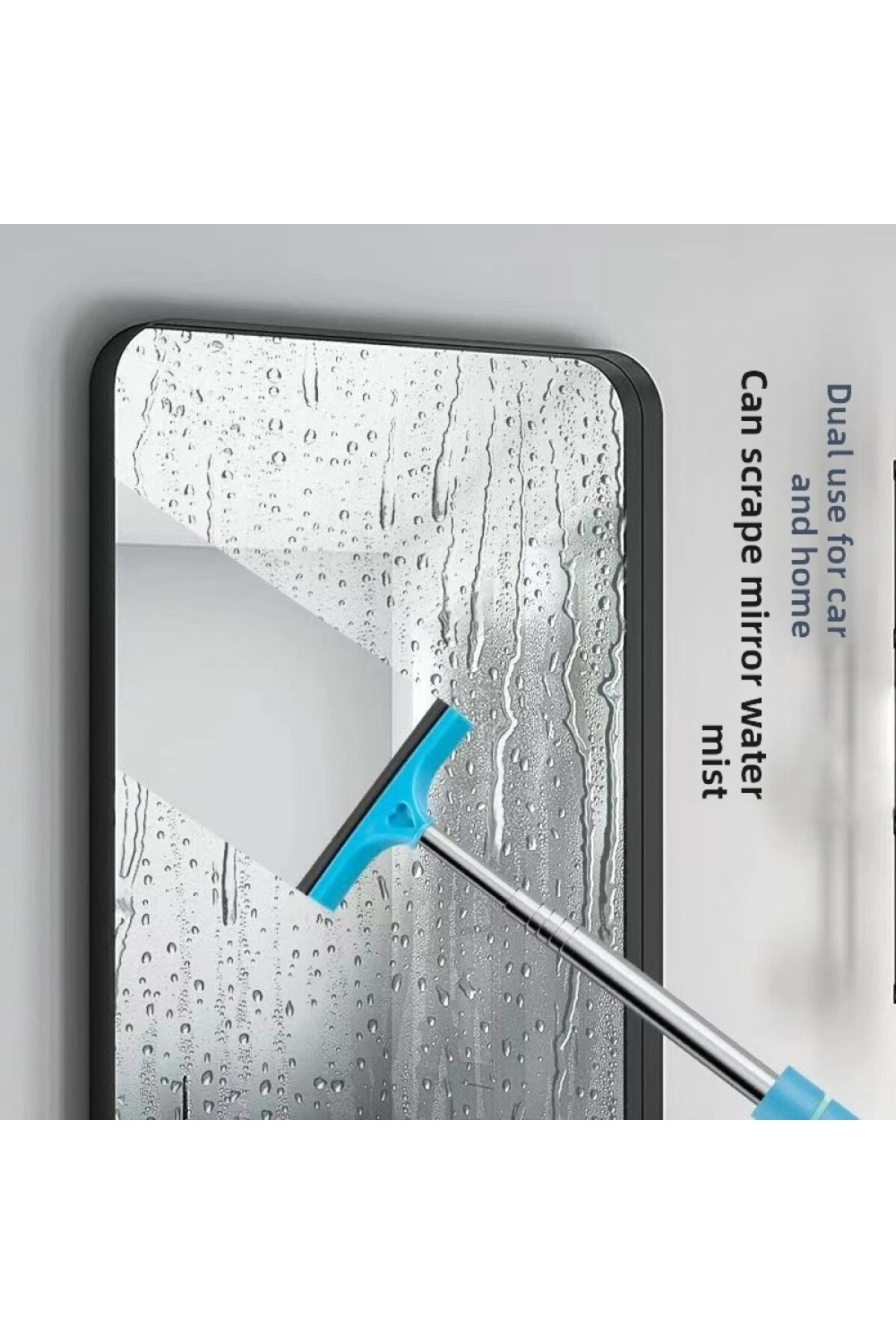 Kompakt El Tipi Teleskopik Silecek Araba Dikiz Aynası Buğu Çözücü Cam Sileceği mini çekçek 1 ADET