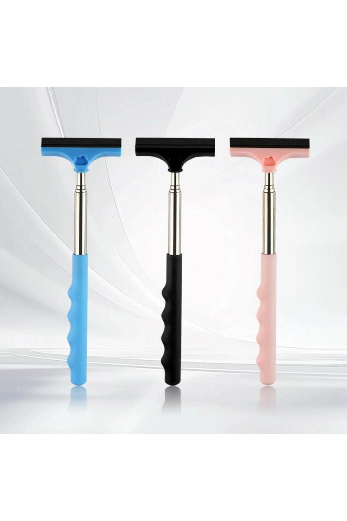 Kompakt El Tipi Teleskopik Silecek Araba Dikiz Aynası Buğu Çözücü Cam Sileceği mini çekçek 1 ADET