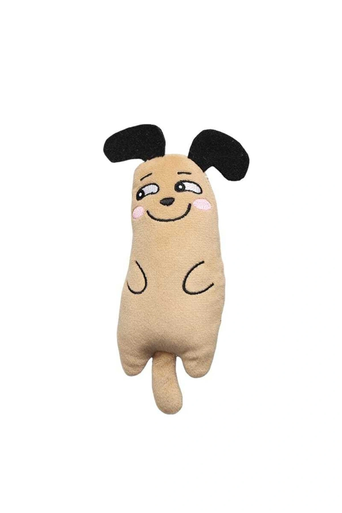 Peluş Kedi Oyuncağı Kedi Otlu Catnipli Bej 1 Adet