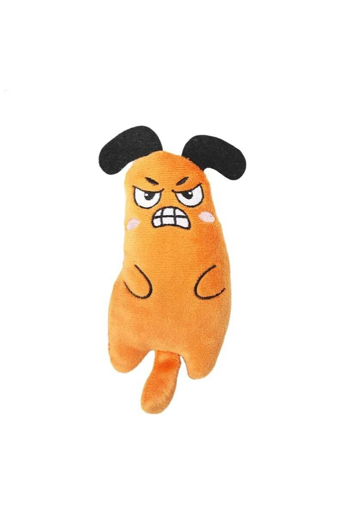 Peluş Kedi Oyuncağı Kedi Otlu Catnipli Peluş Turuncu 1 Adet