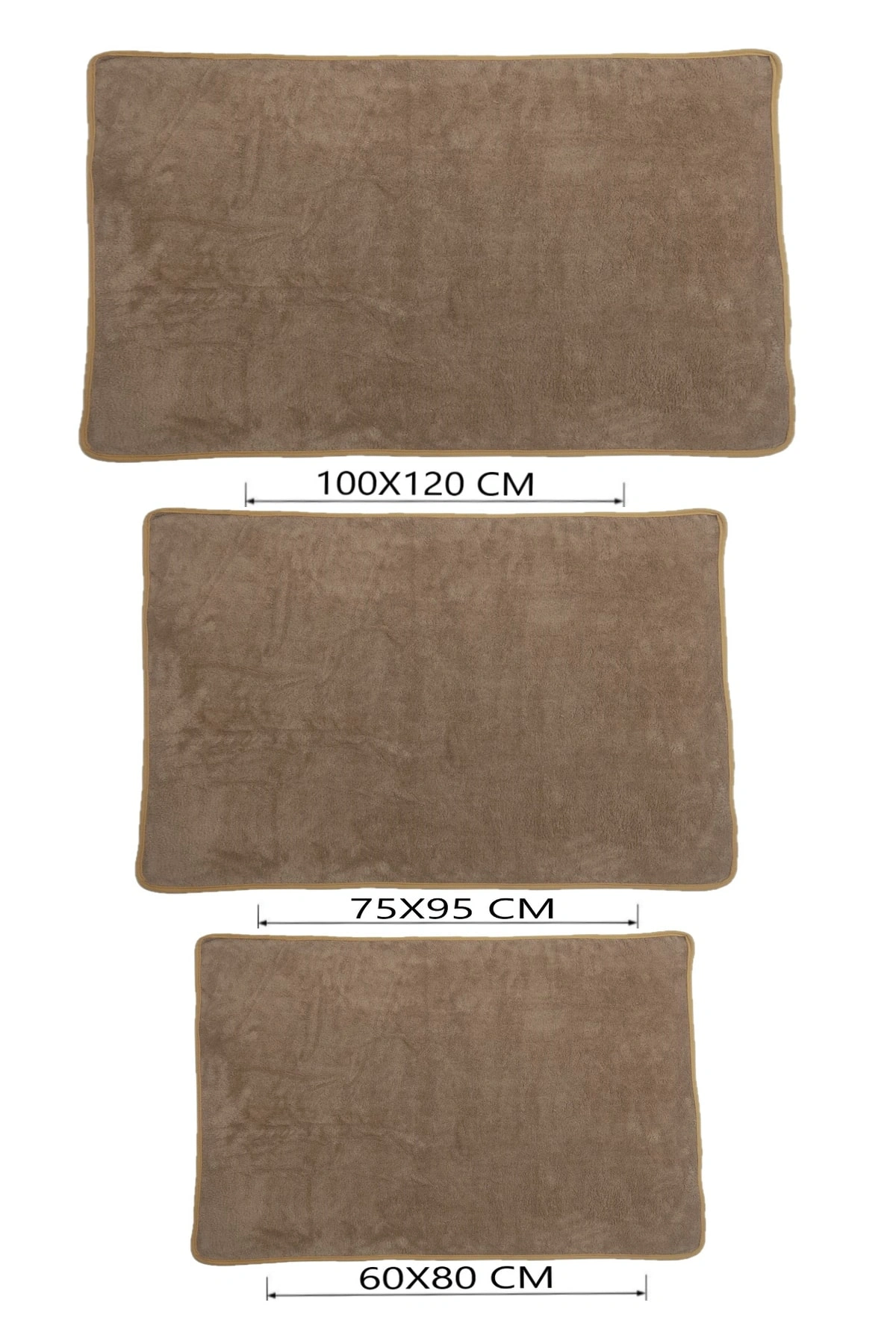 Kedi Ve Köpek Battaniyesi Yumuşak Welsoft Peluş Yıkanabilir Kahverengi 1 Adet